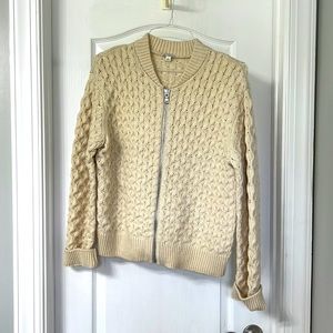 Cable sweater